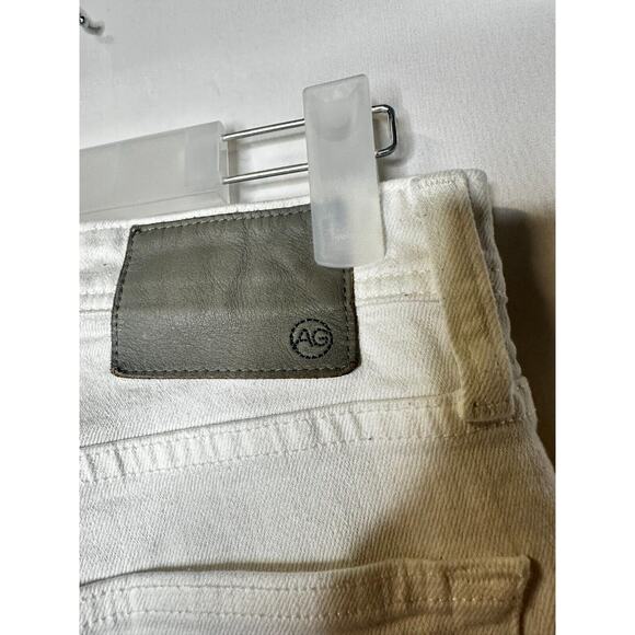 AG Adriano Goldschmied The Tellis Modern Slim Jeans 30x29 in White Stretch Denim - Picture 3 of 13